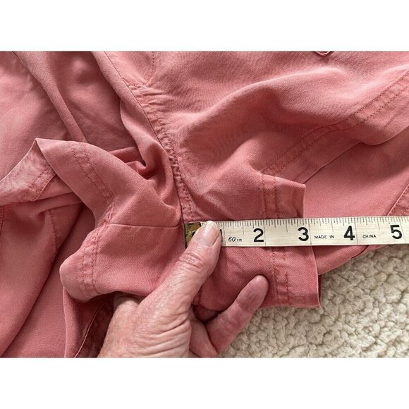 Calvin Klein Jeans Women’s Lightweight Drawstring Waist Shorts Coral Size XS - Picture 9 of 9